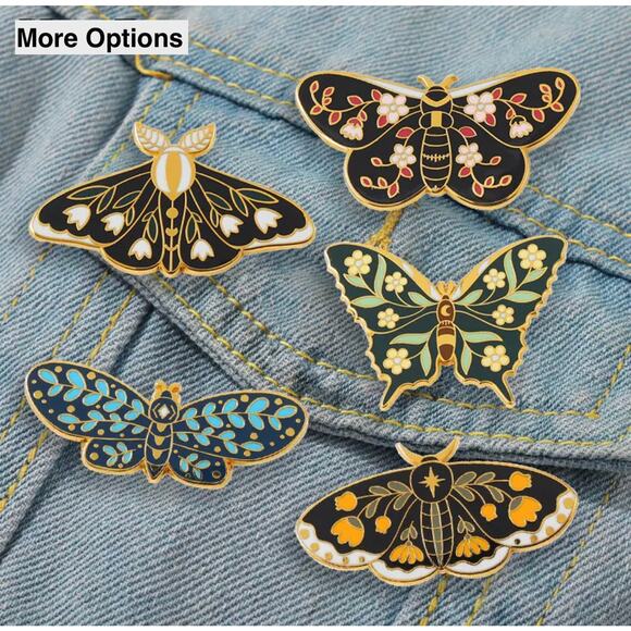 Butterfly Hard Enamel Pins 425-2 - Picture 4 of 4